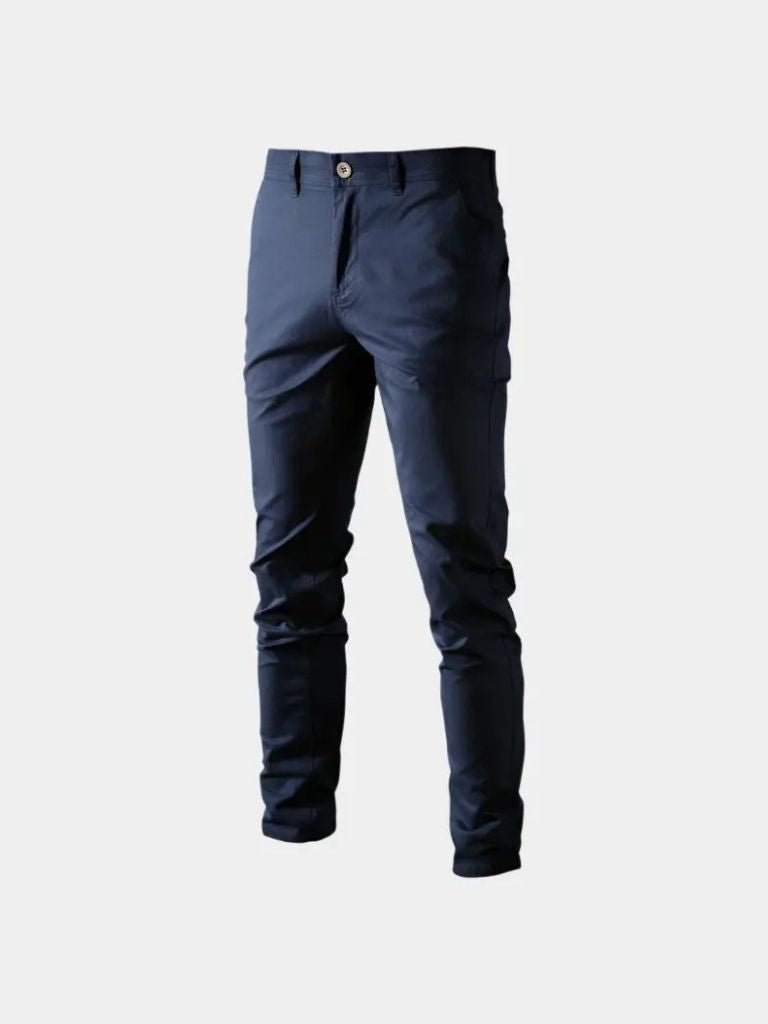 Casual Slim Fit Trousers Nude for Men