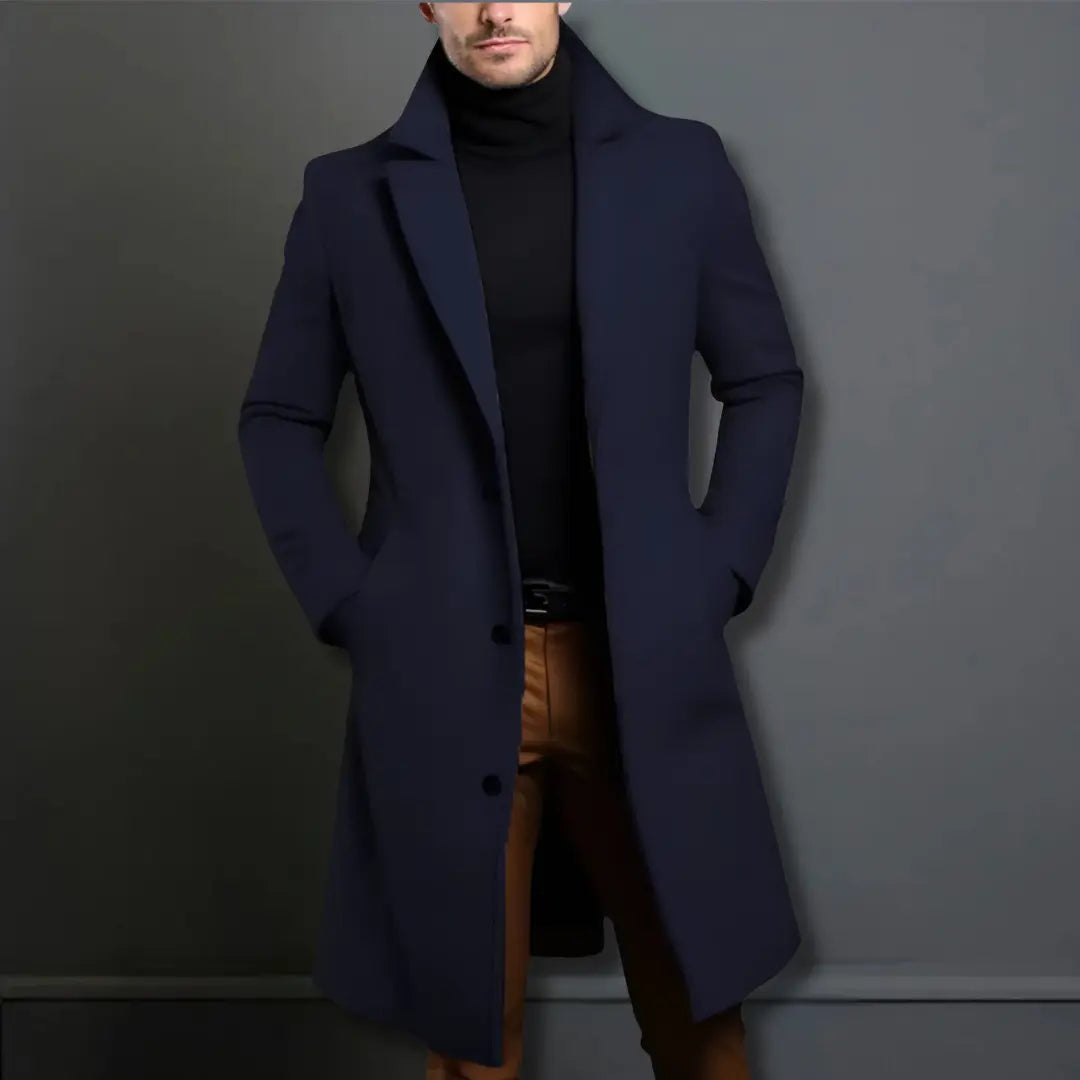 VERONA Tailored Wool Overcoat - Elle & Milo