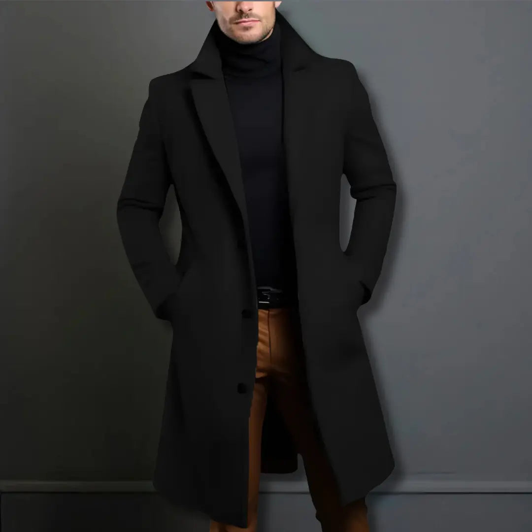 VERONA Tailored Wool Overcoat - Elle & Milo