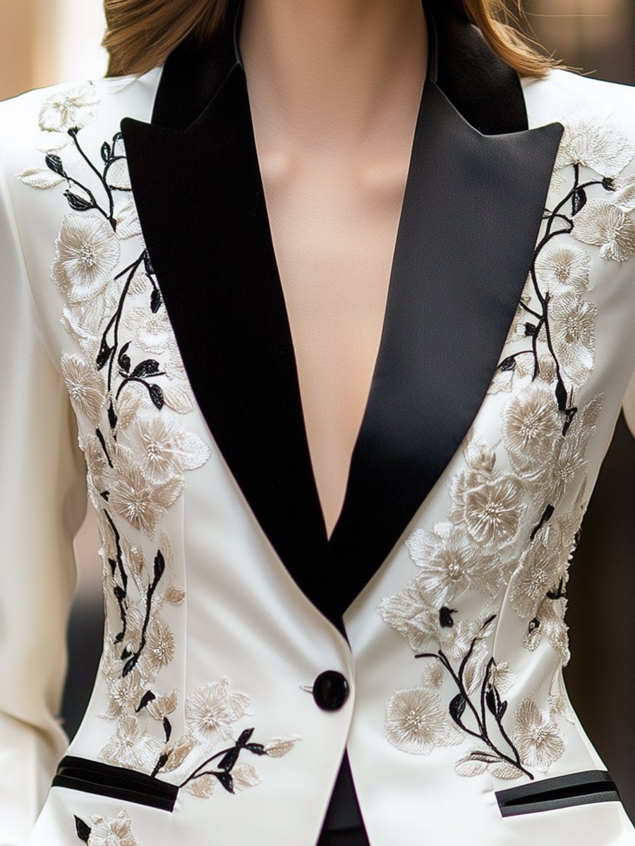 Ivory | Blazer - Elle & Milo