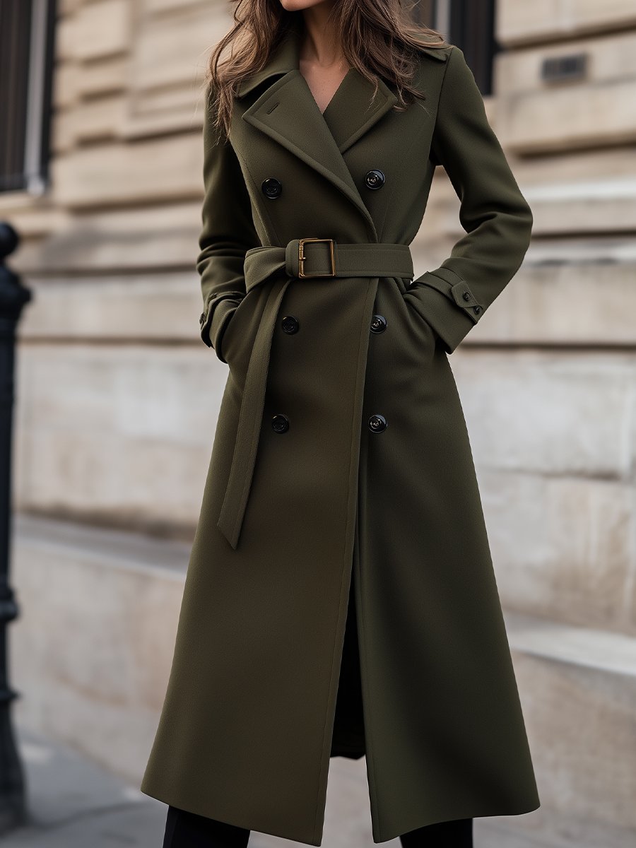 Elena | Wool Coat - Elle & Milo