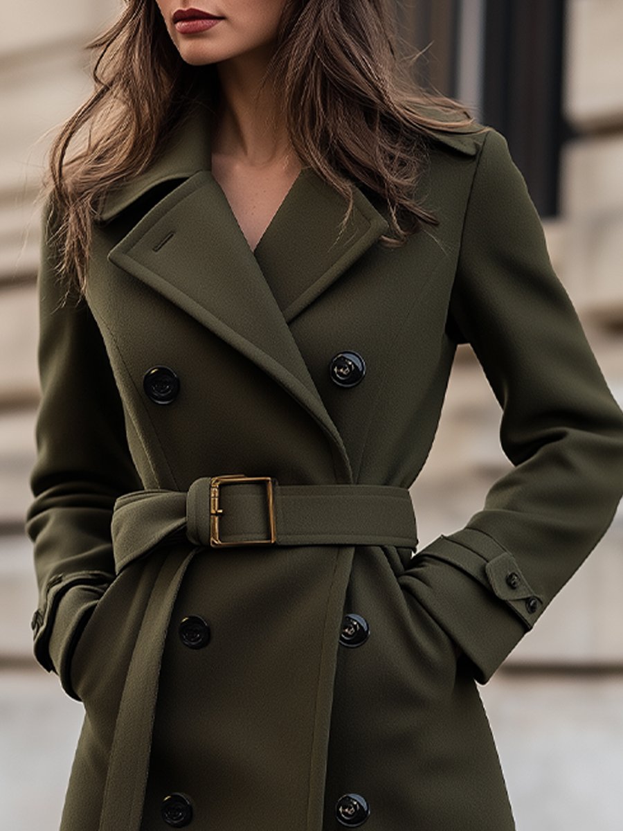 Elena | Wool Coat - Elle & Milo