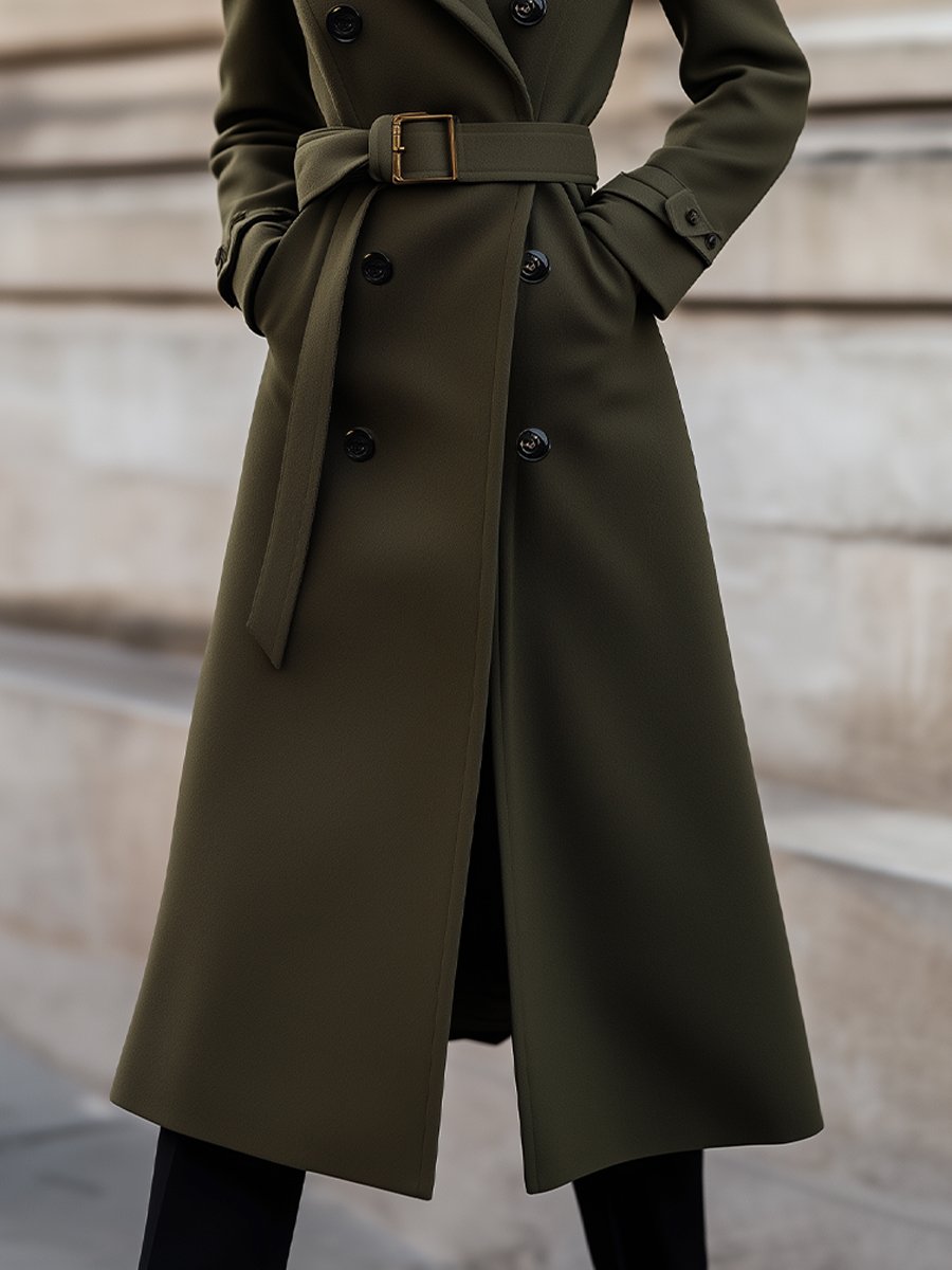 Elena | Wool Coat - Elle & Milo