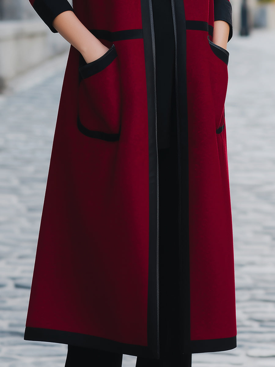Elena | Functional Pockets Wool Coat - Elle & Milo