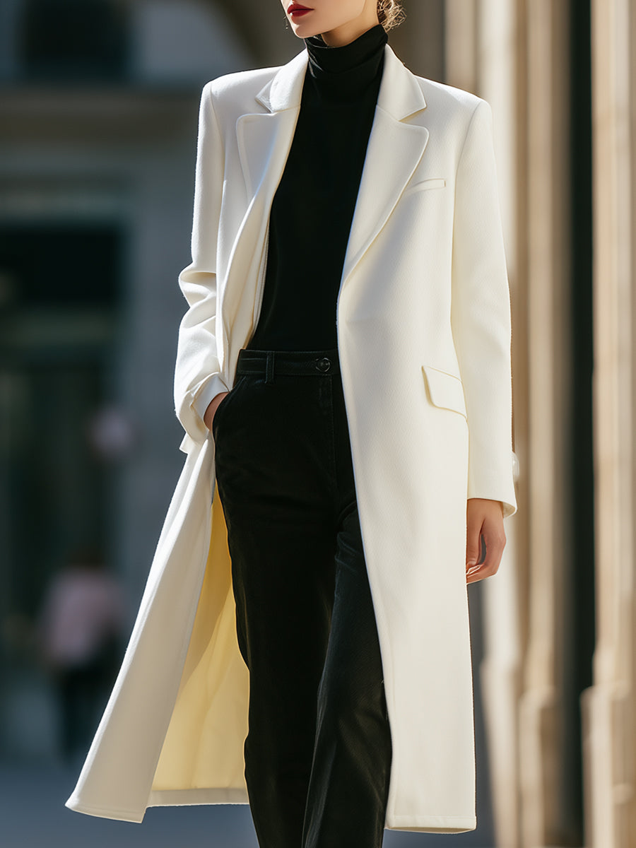 Elena | Long Coat - Elle & Milo