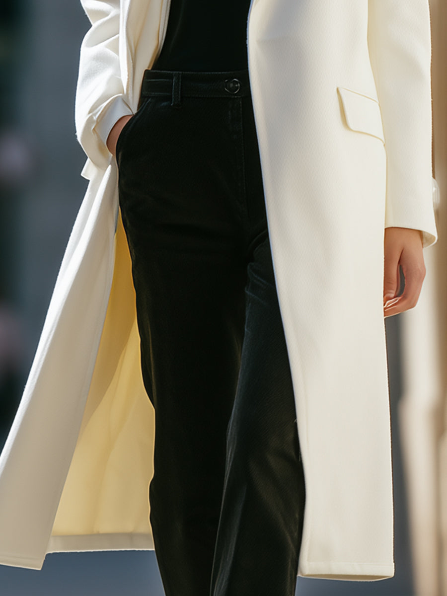 Elena | Long Coat - Elle & Milo