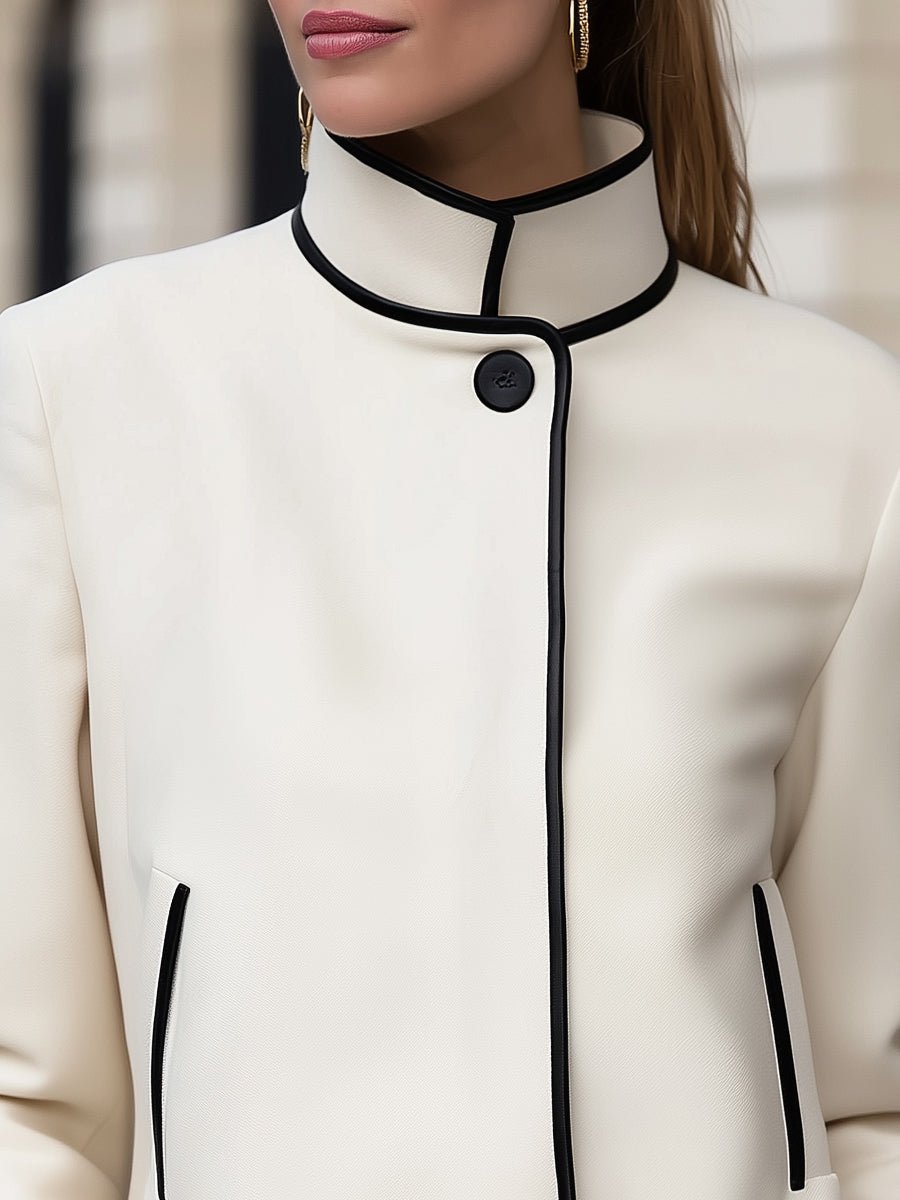 Elena | High Neck Jacket - Elle & Milo