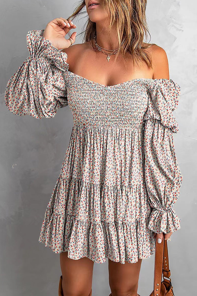 Avalyn | Off-Shoulder Mini Dress - Elle & Milo