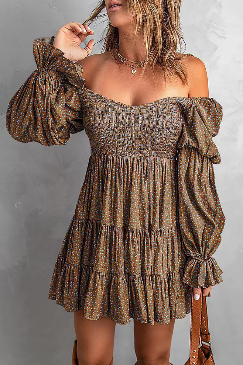 Avalyn | Off-Shoulder Mini Dress - Elle & Milo
