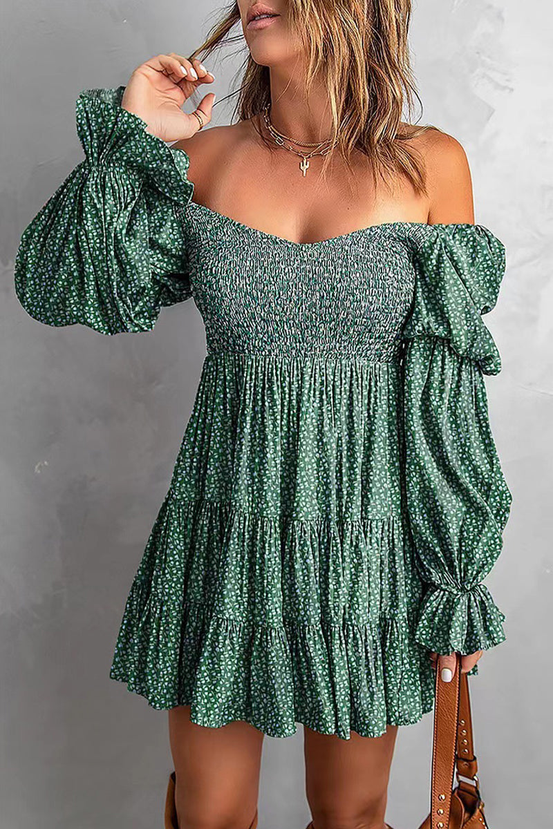Avalyn | Off-Shoulder Mini Dress - Elle & Milo