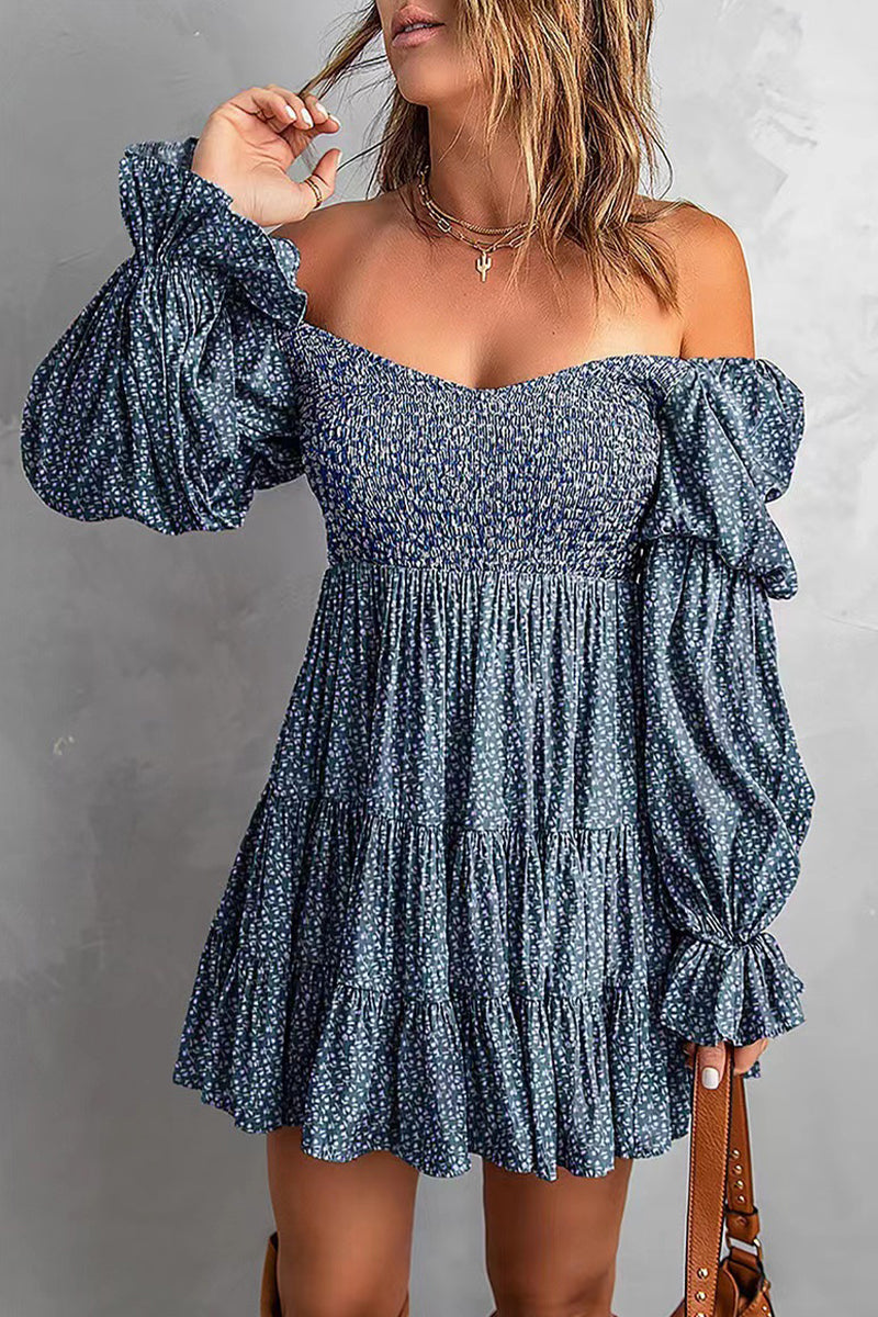 Avalyn | Off-Shoulder Mini Dress - Elle & Milo