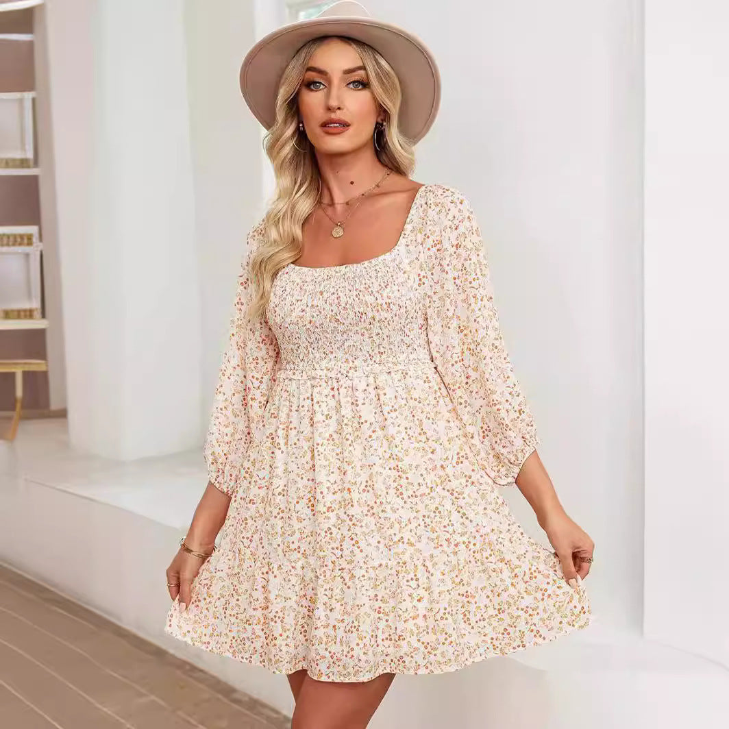 Elara Whisper Breeze | A-Line Dress - Elle & Milo