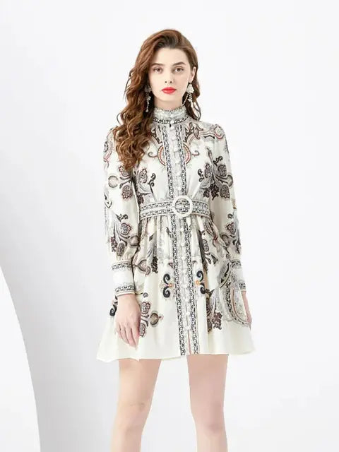 Juno | Embroidered Short Dress - Elle & Milo