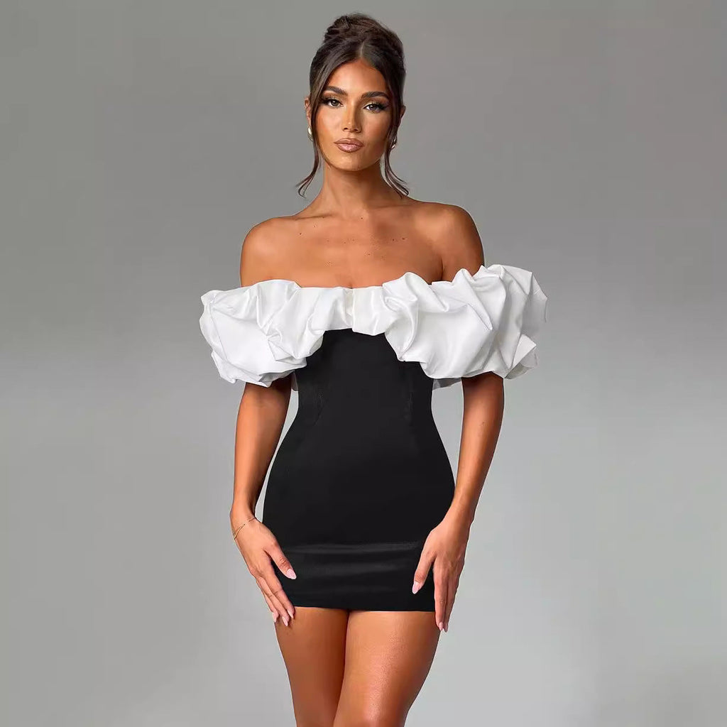 Aurora | Off Shoulder Mini Dress - Elle & Milo