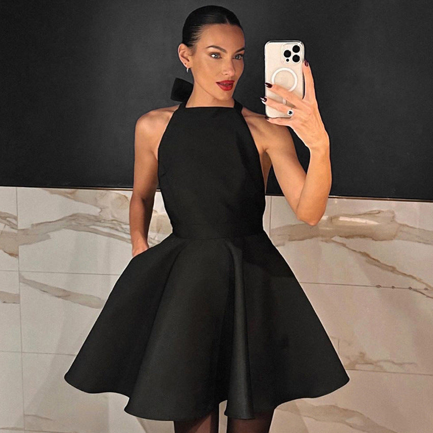 Alexandrine | Halter Neck Dress - Elle & Milo