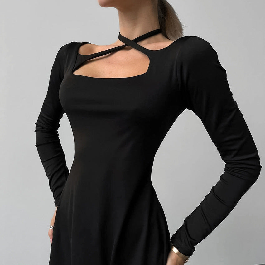 Lyra | A-Line Dress with Square Neck - Elle & Milo
