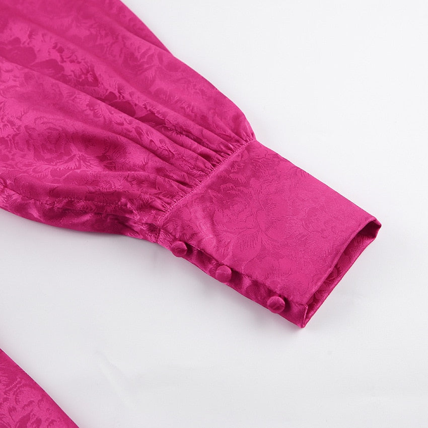 Nova | Mini Dress with Satin Blend - Elle & Milo