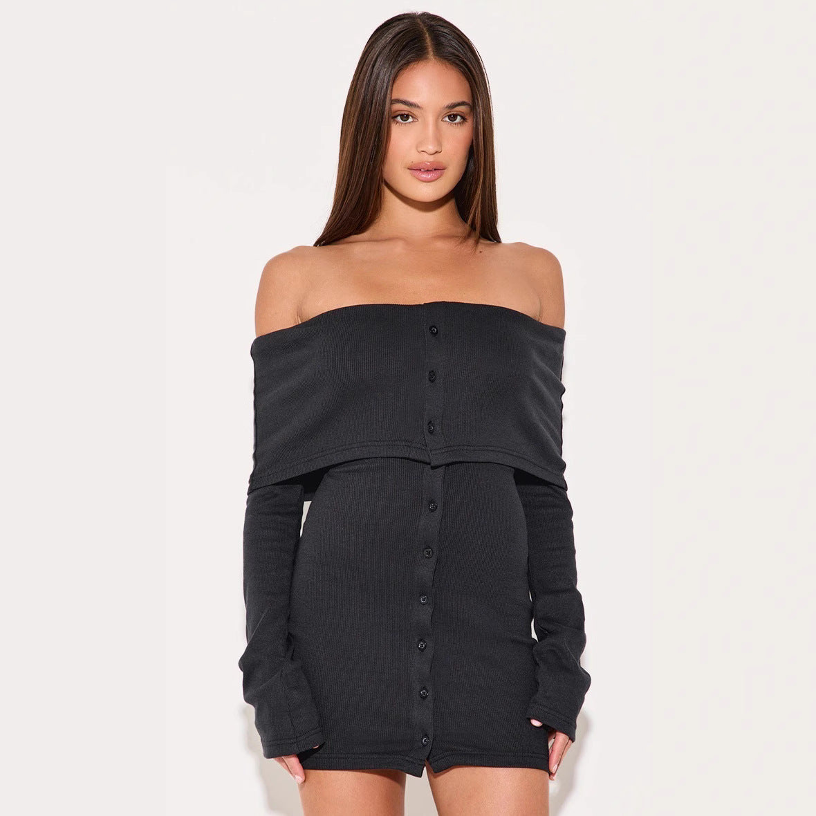 Novara | Off-Shoulder Mini Dress - Elle & Milo