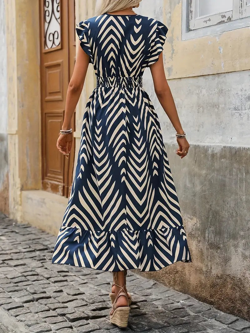Aurelia | Sleeveless V-Neck Dress - Elle & Milo