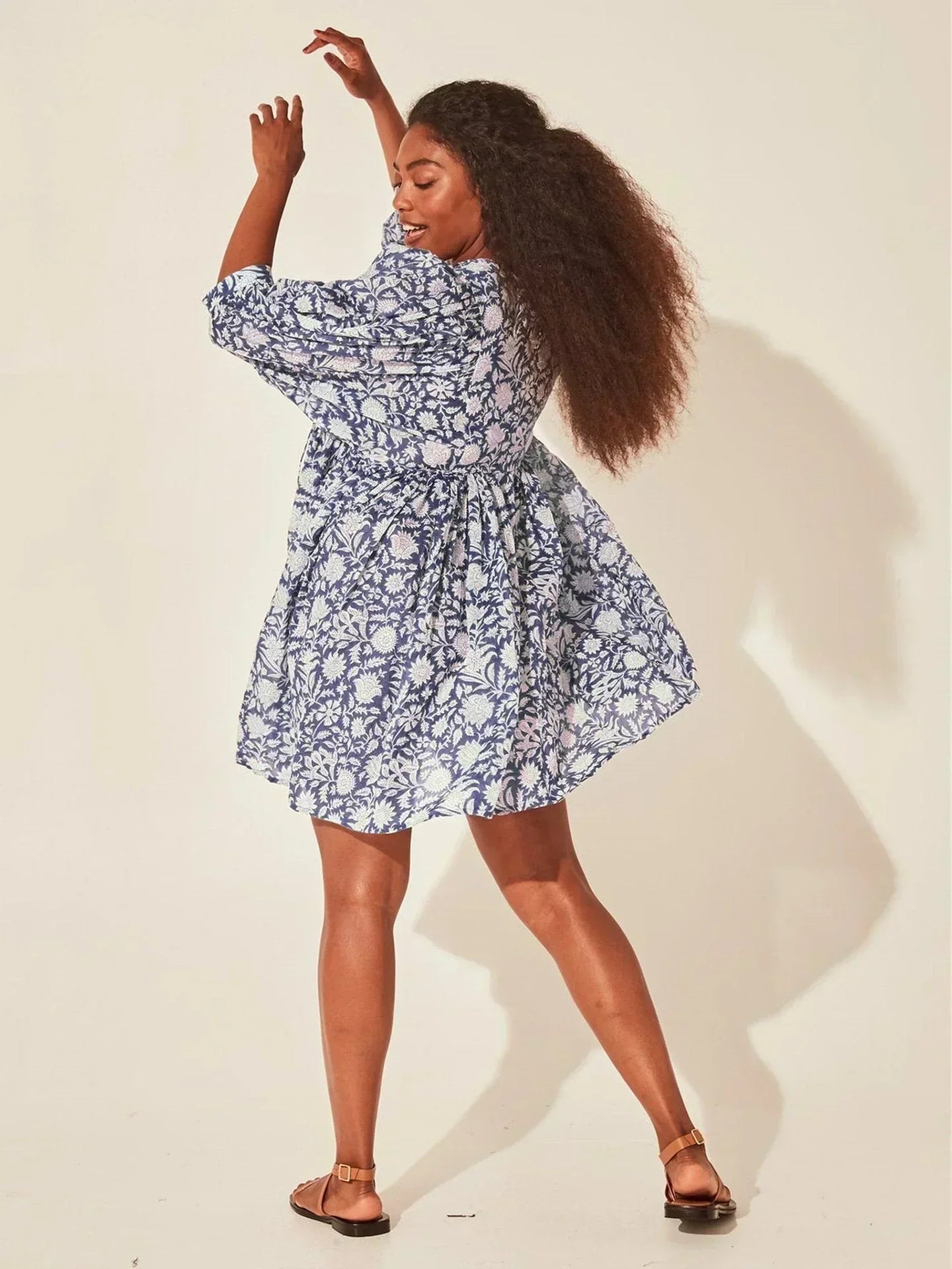 Aurora Flow Boho Floral | Women's Dress - Elle & Milo
