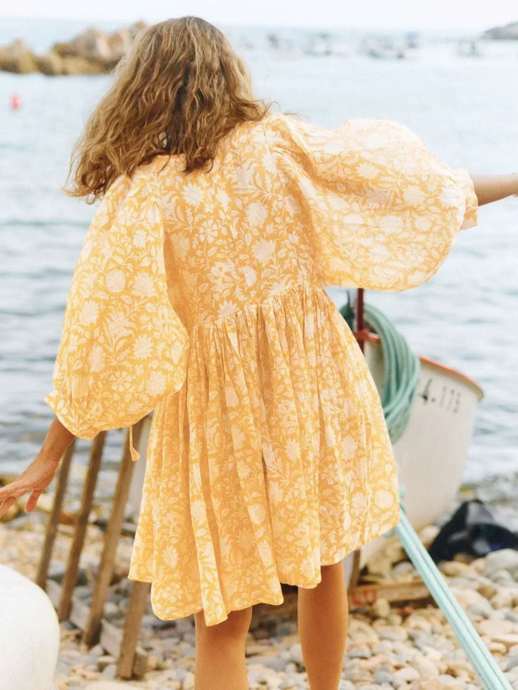 Aurora Flow Boho Floral | Women's Dress - Elle & Milo
