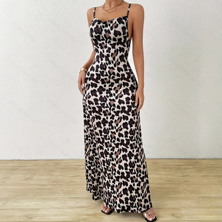 Elara | Sleeveless Dress Slim Fit Printed - Elle & Milo