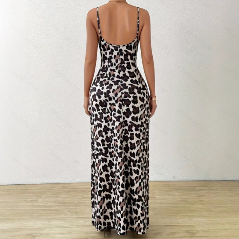 Elara | Sleeveless Dress Slim Fit Printed - Elle & Milo
