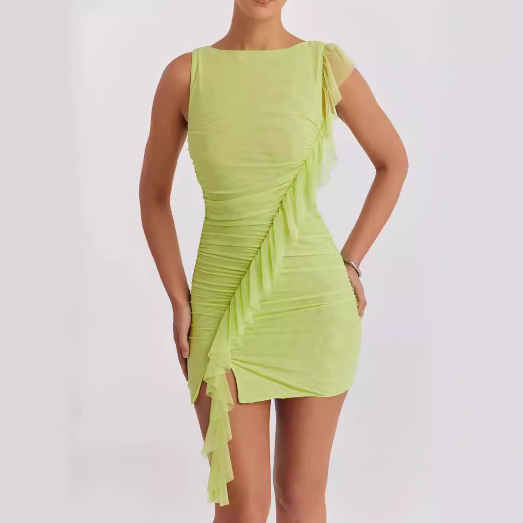 Astra | Bodycon Dress Sleeveless Backless - Elle & Milo