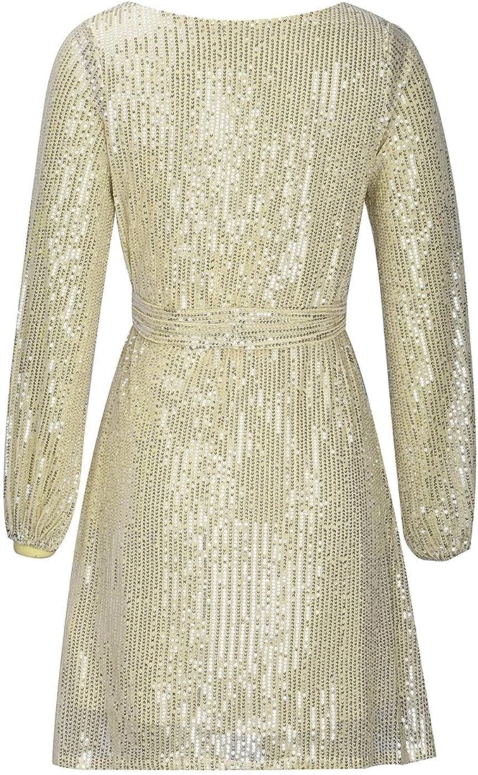 Aria Sapphire | Sequin Mini Dress - Elle & Milo