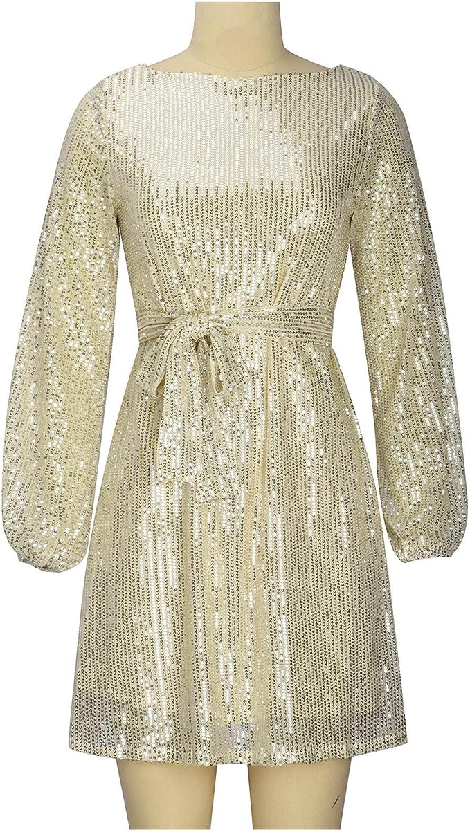 Aria Sapphire | Sequin Mini Dress - Elle & Milo