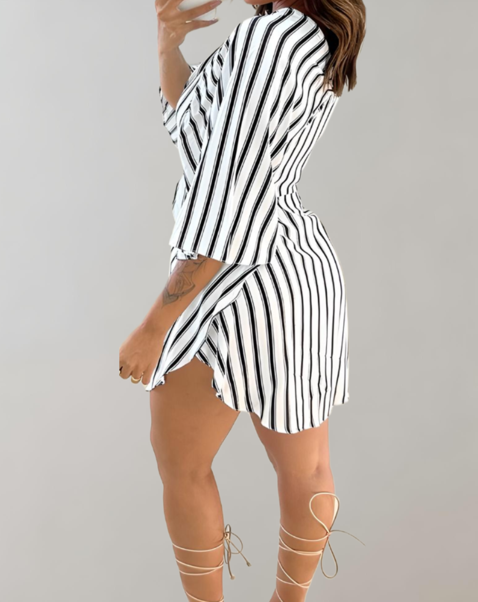 Aurora | Kaftan Dress V-Neck Lightweight - Elle & Milo