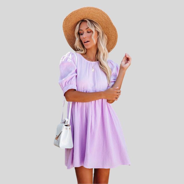 Aurora Celeste Moonshadow | Short Dress - Elle & Milo