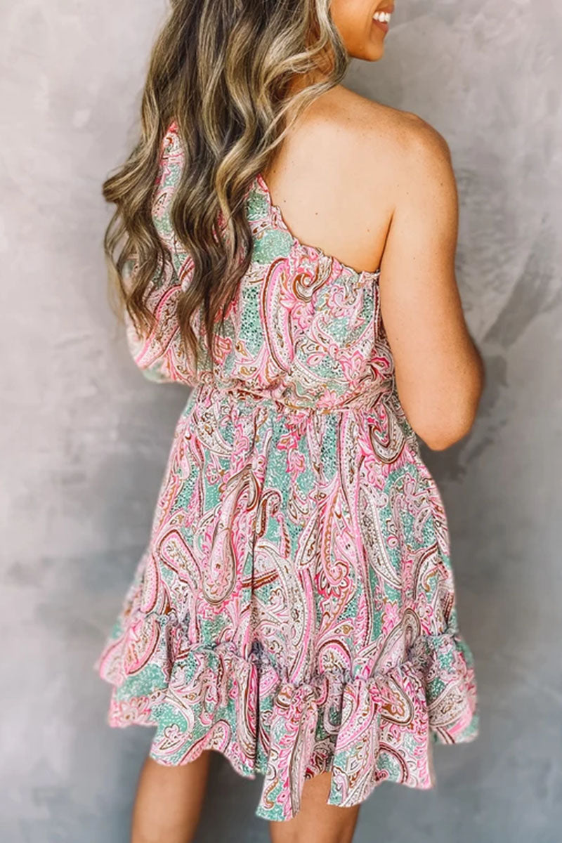 Astra | One-Shoulder Mini Dress - Elle & Milo