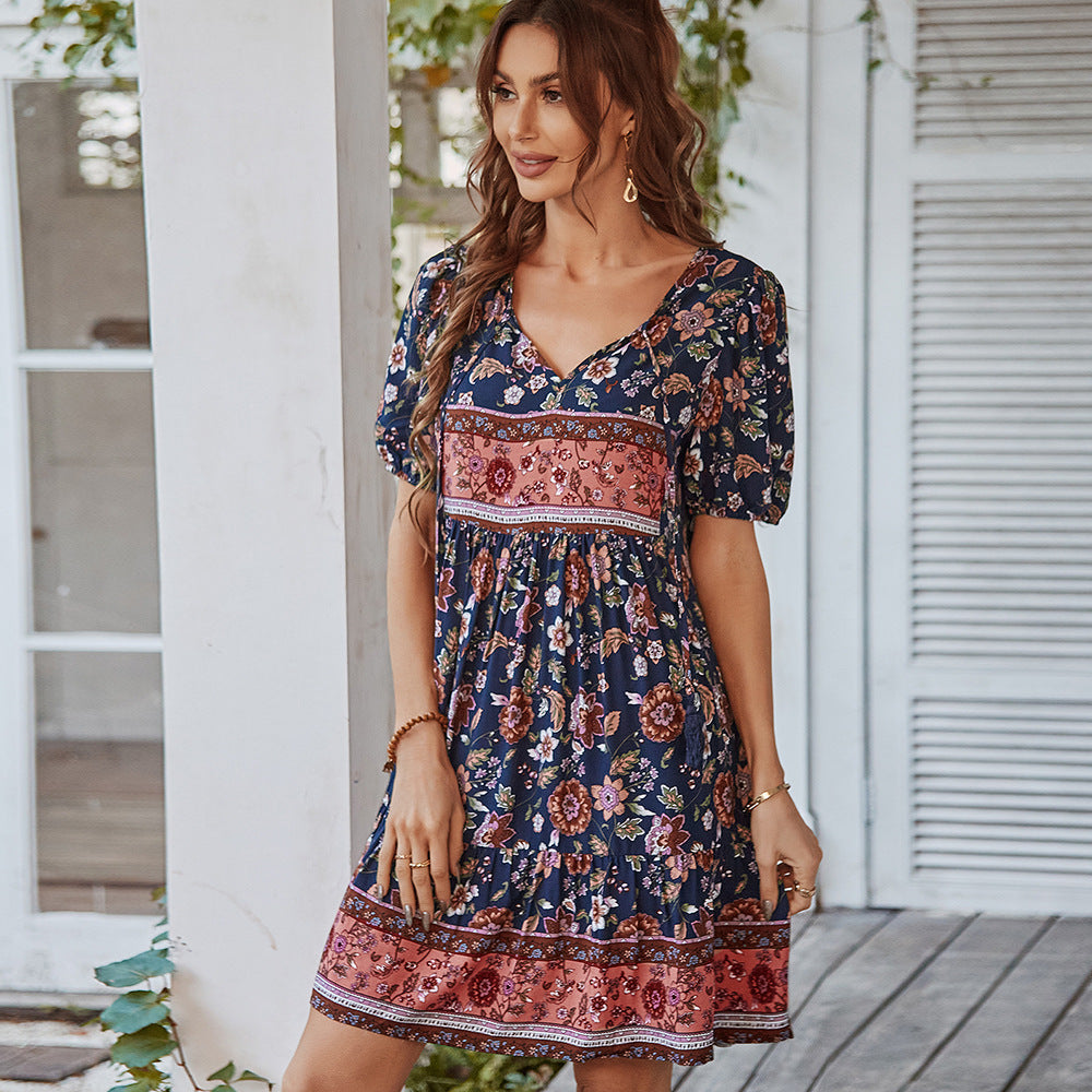 Aurelia Rose | A-Line Mini Dress - Elle & Milo