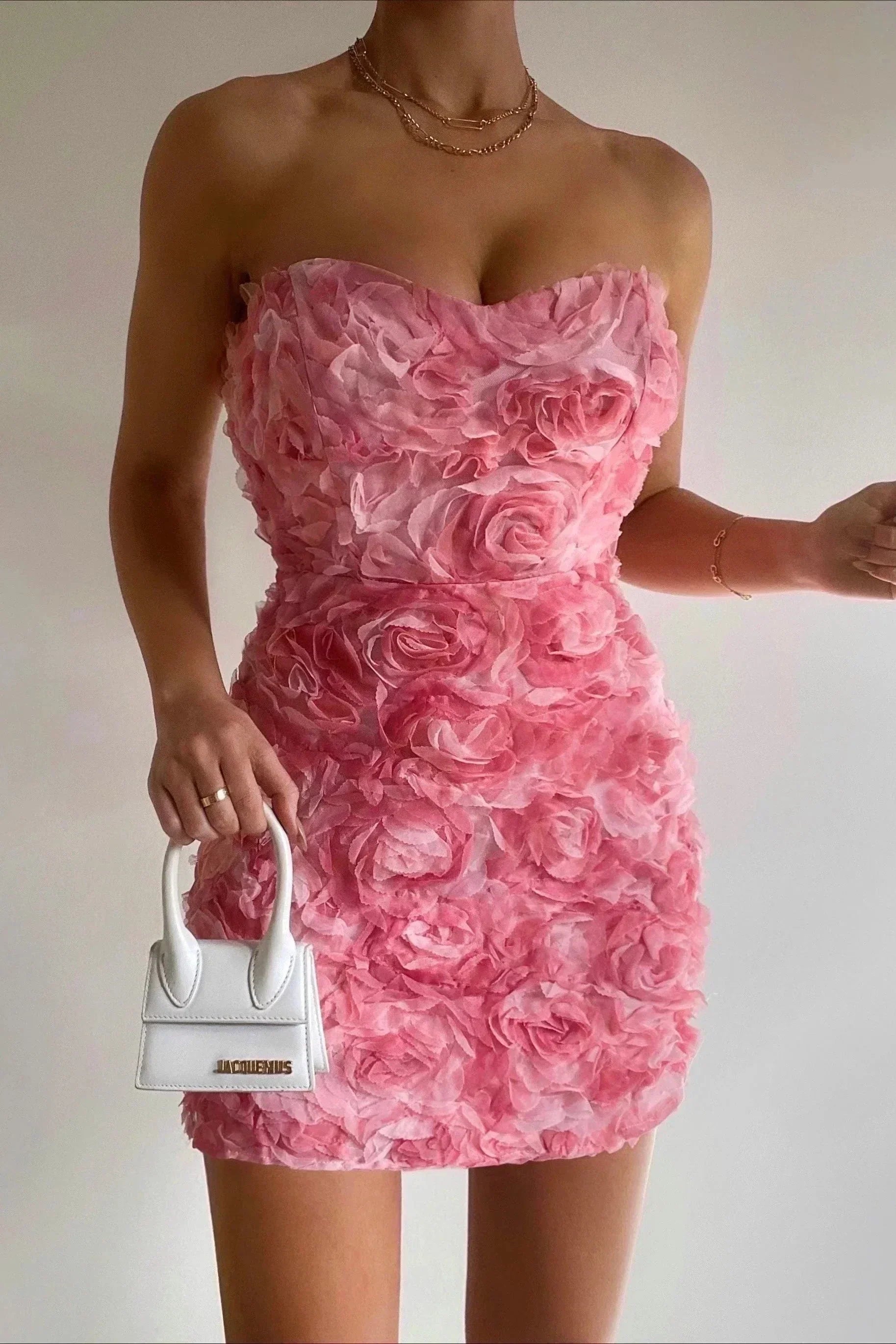 Celestiana | Strapless Mini Dress - Elle & Milo