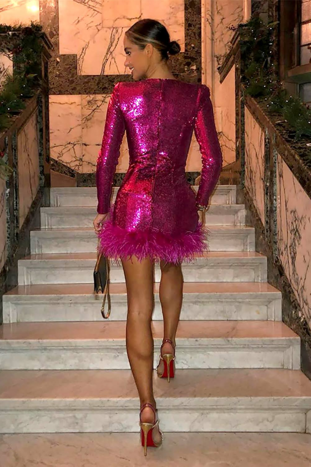 Aurora | Sequin Embellished Mini Dress - Elle & Milo