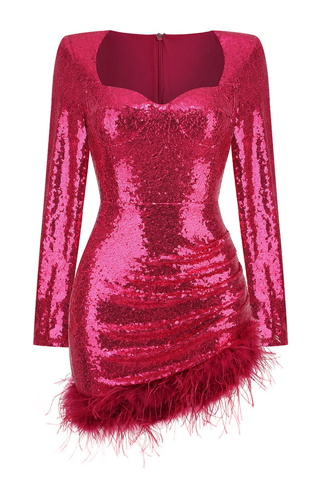 Aurora | Sequin Embellished Mini Dress - Elle & Milo