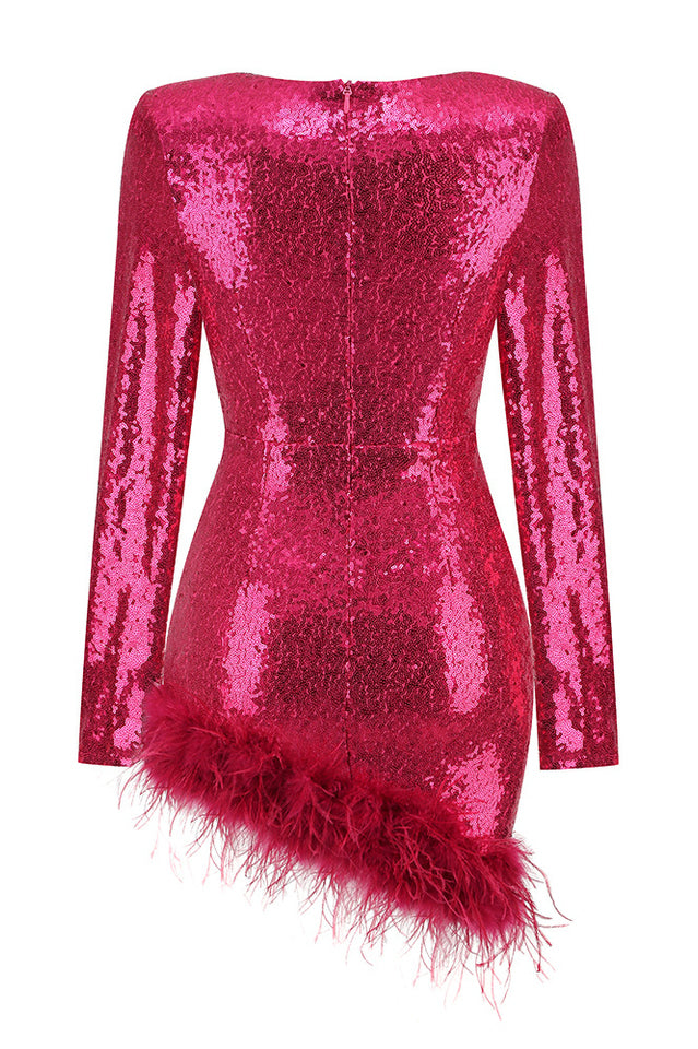 Aurora | Sequin Embellished Mini Dress - Elle & Milo