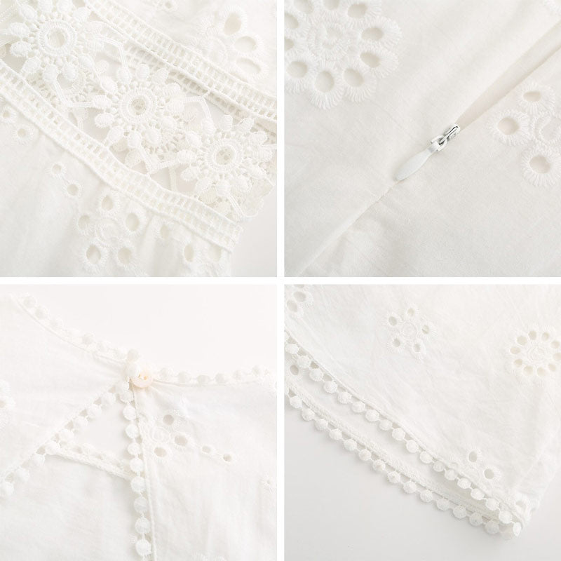 Arabella Celestine | Eyelet Dress - Elle & Milo