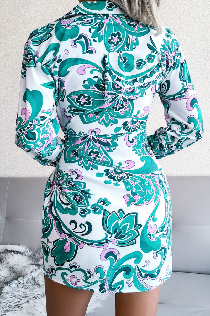 Mira | V-Neck Wrap Dress with Tie Waist - Elle & Milo