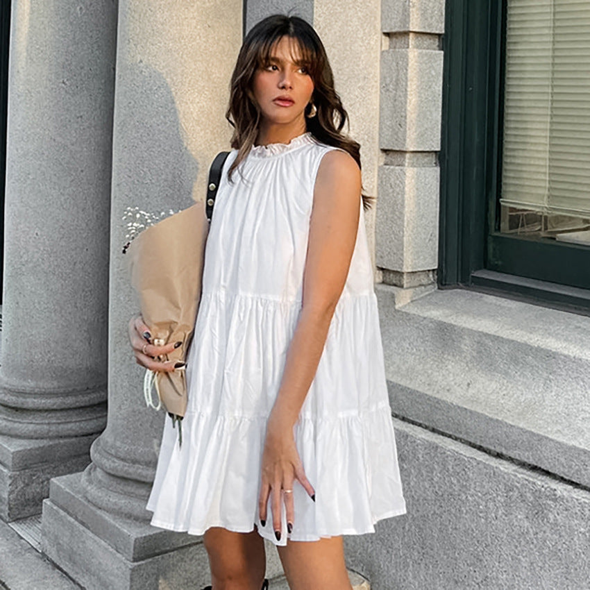 Nova Breeze | Sleeveless A-Line Dress - Elle & Milo