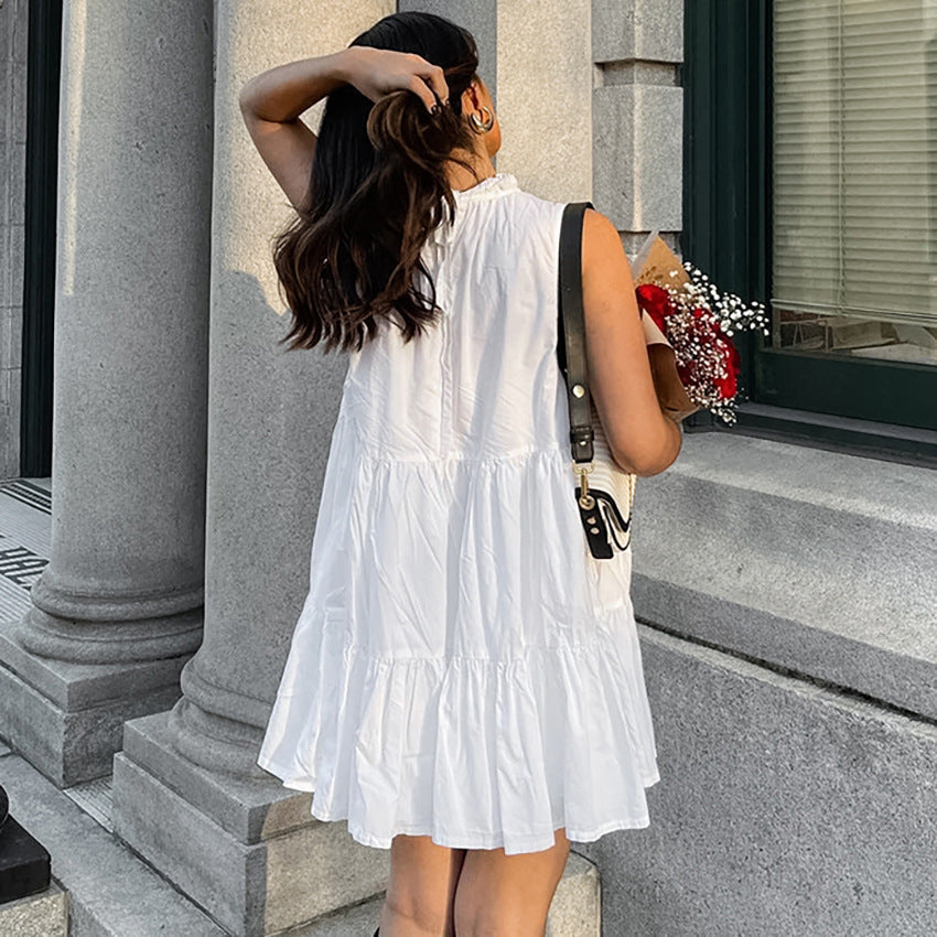 Nova Breeze | Sleeveless A-Line Dress - Elle & Milo