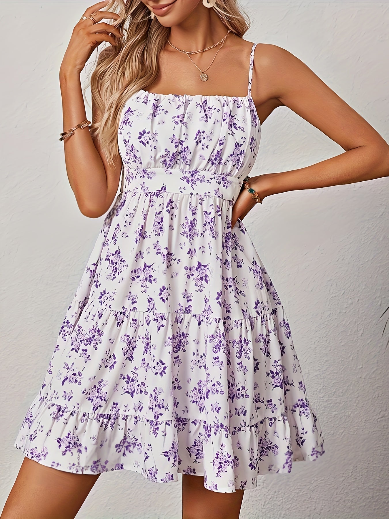 Nova | Sleeveless Sundress Floral Print - Elle & Milo