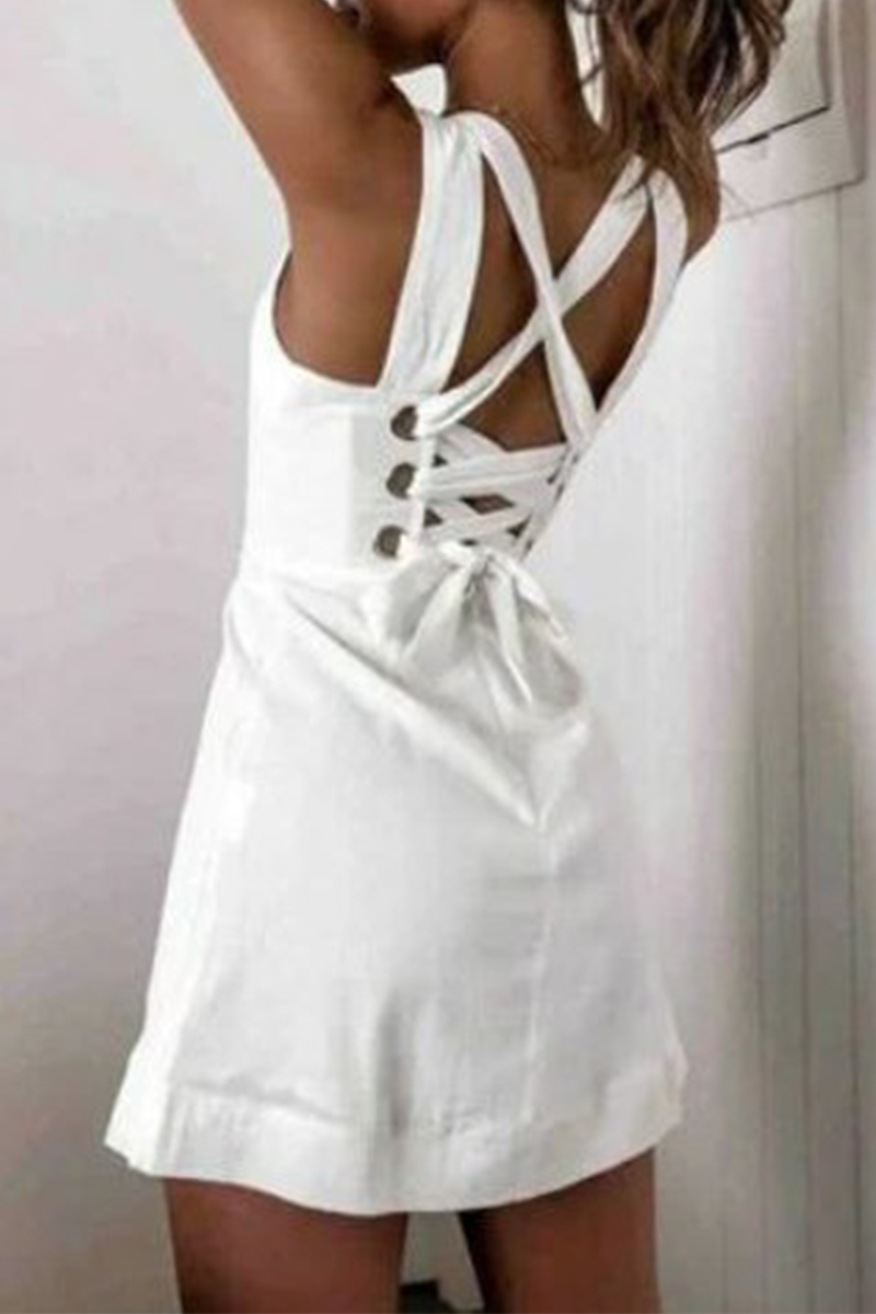 Nova | Women's Sleeveless Mini Dress - Elle & Milo