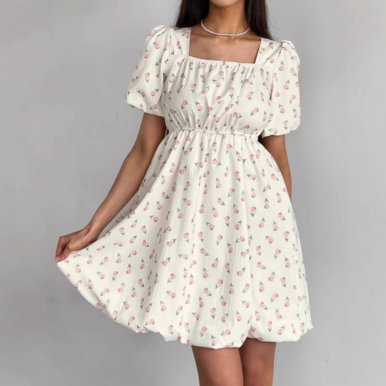 Seraphina | Floral Mini A-Line Dress - Elle & Milo