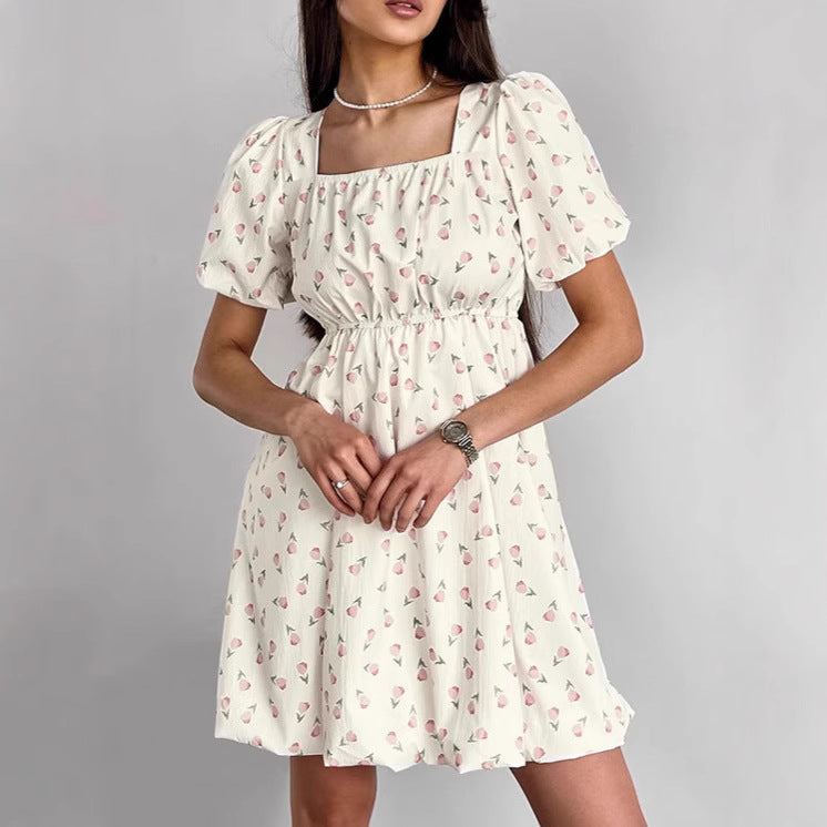 Seraphina | Floral Mini A-Line Dress - Elle & Milo