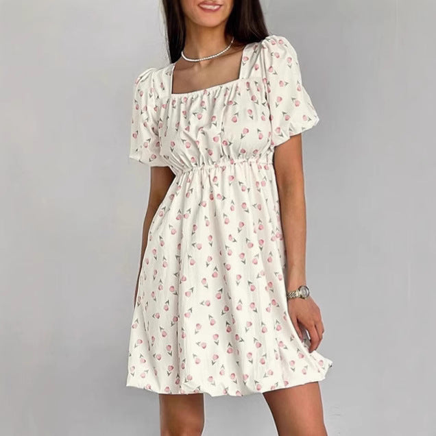 Seraphina | Floral Mini A-Line Dress - Elle & Milo