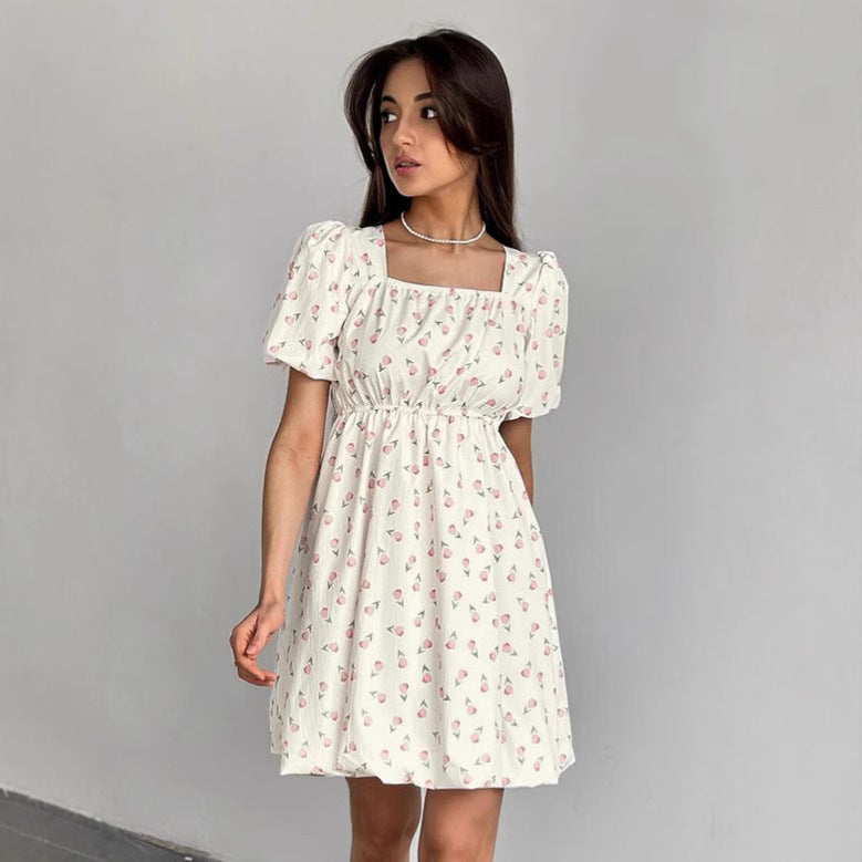 Seraphina | Floral Mini A-Line Dress - Elle & Milo