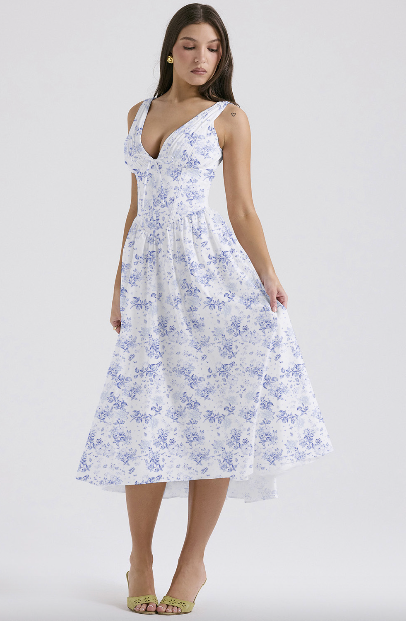 Nova | Evening Dress Sleeveless V-Neck - Elle & Milo