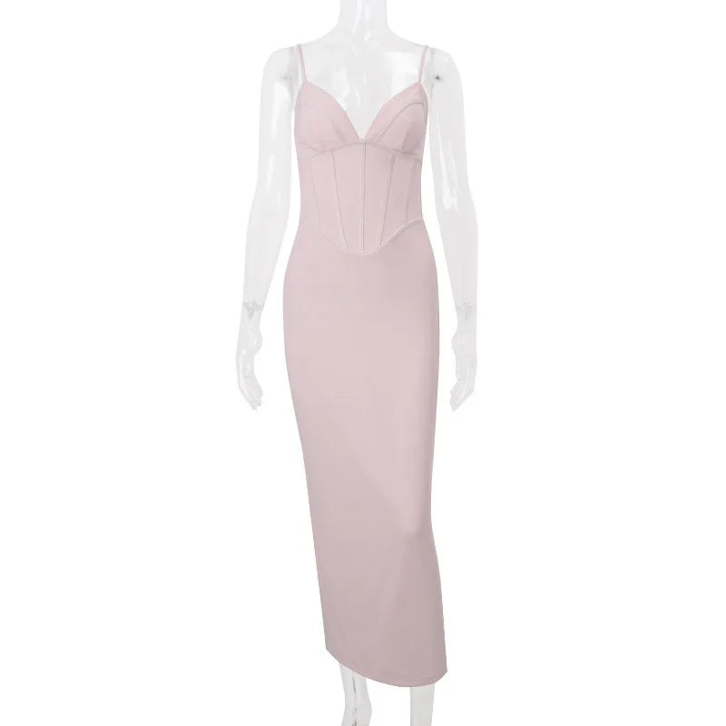 Nova | Bodycon Dress With Corset Bodice - Elle & Milo